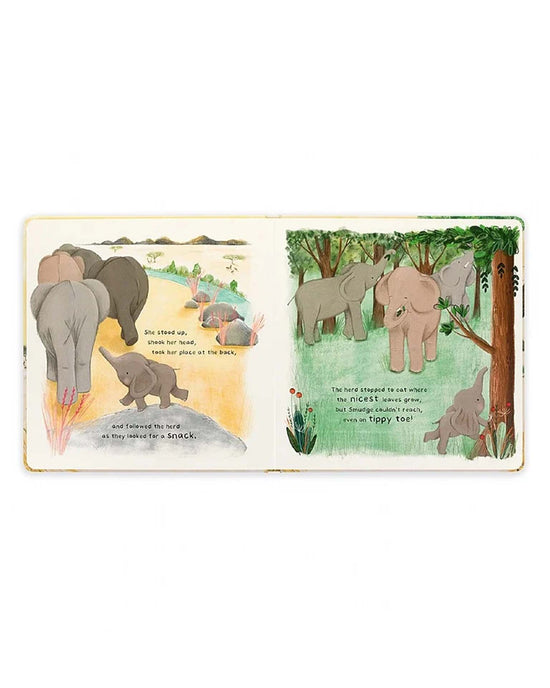 Little jellycat play smudge the littlest elephant book