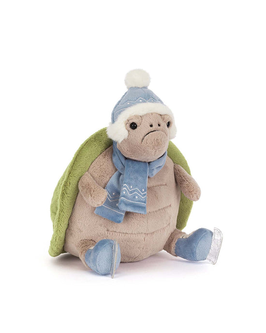 Little jellycat play timmy turtle 'skating'
