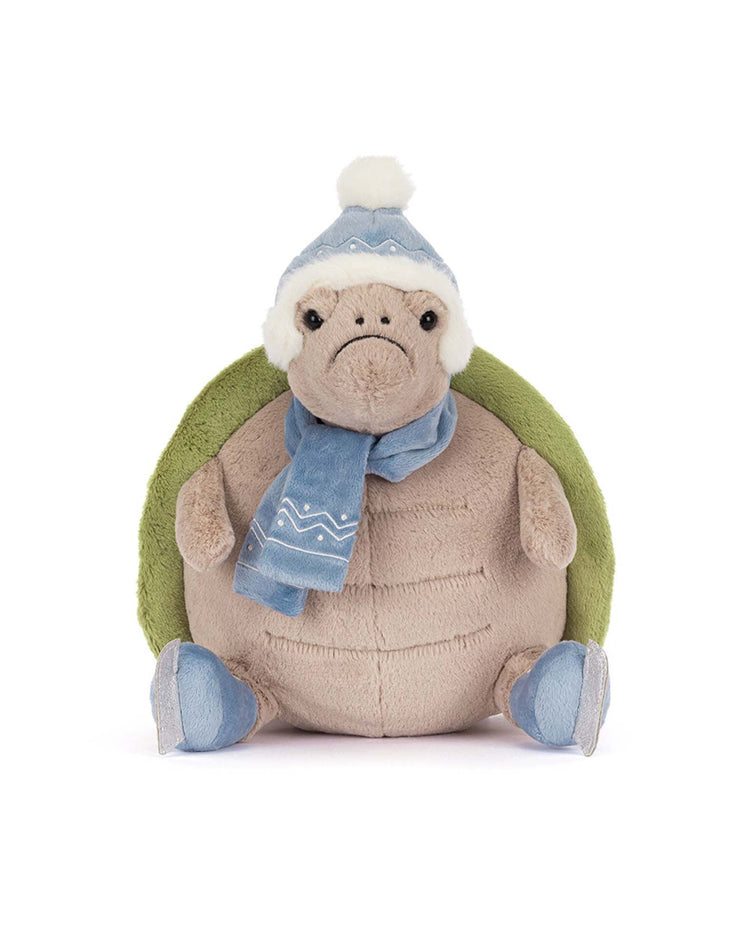 Little jellycat play timmy turtle 'skating'