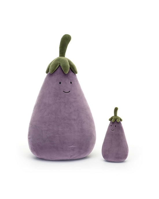 Little jellycat play vivacious vegetable eggplant large