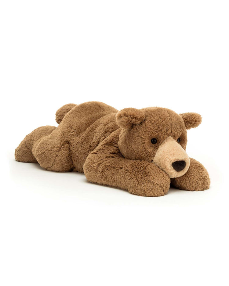 Little jellycat play woody bear lying pose