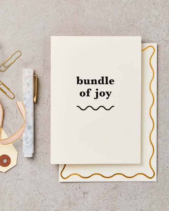 Little katie leamon party bundle of joy card