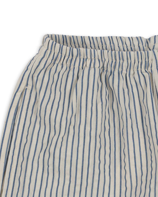 Little konges sløjd baby ace shorts in blue stripe