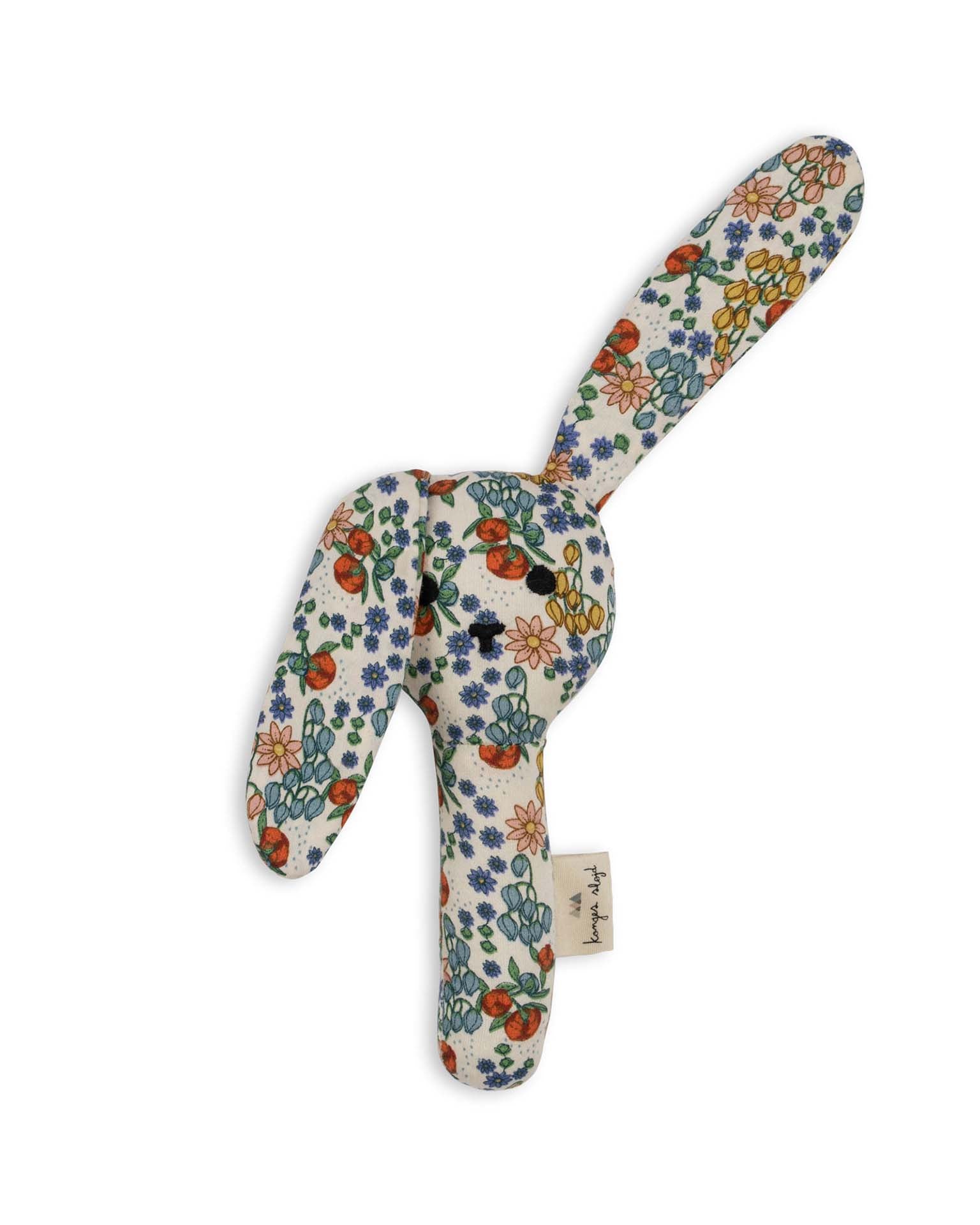 Little konges sløjd accessories bunny hand rattle in bibi fleur