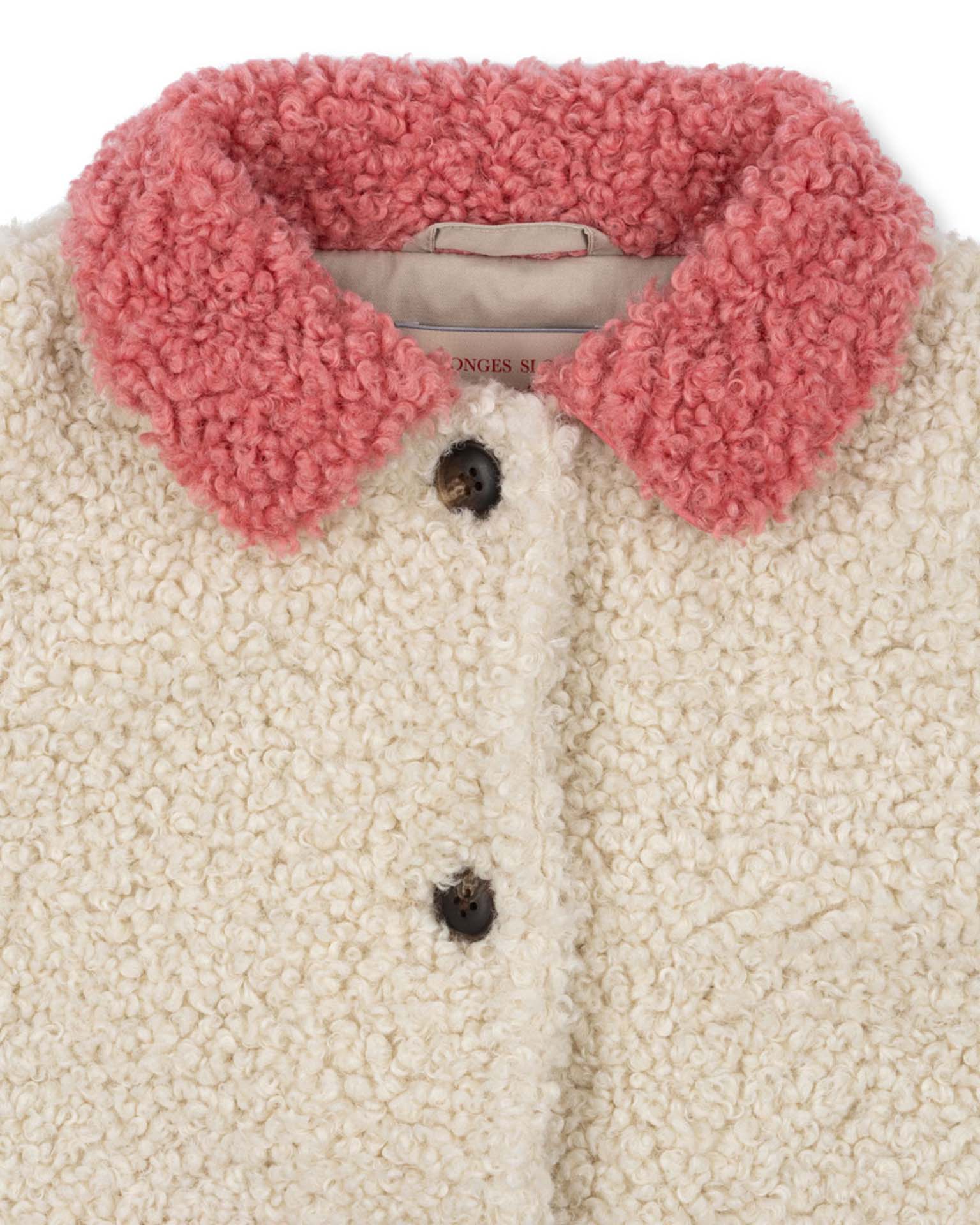 konges sløjd calin coat in antique white at Little