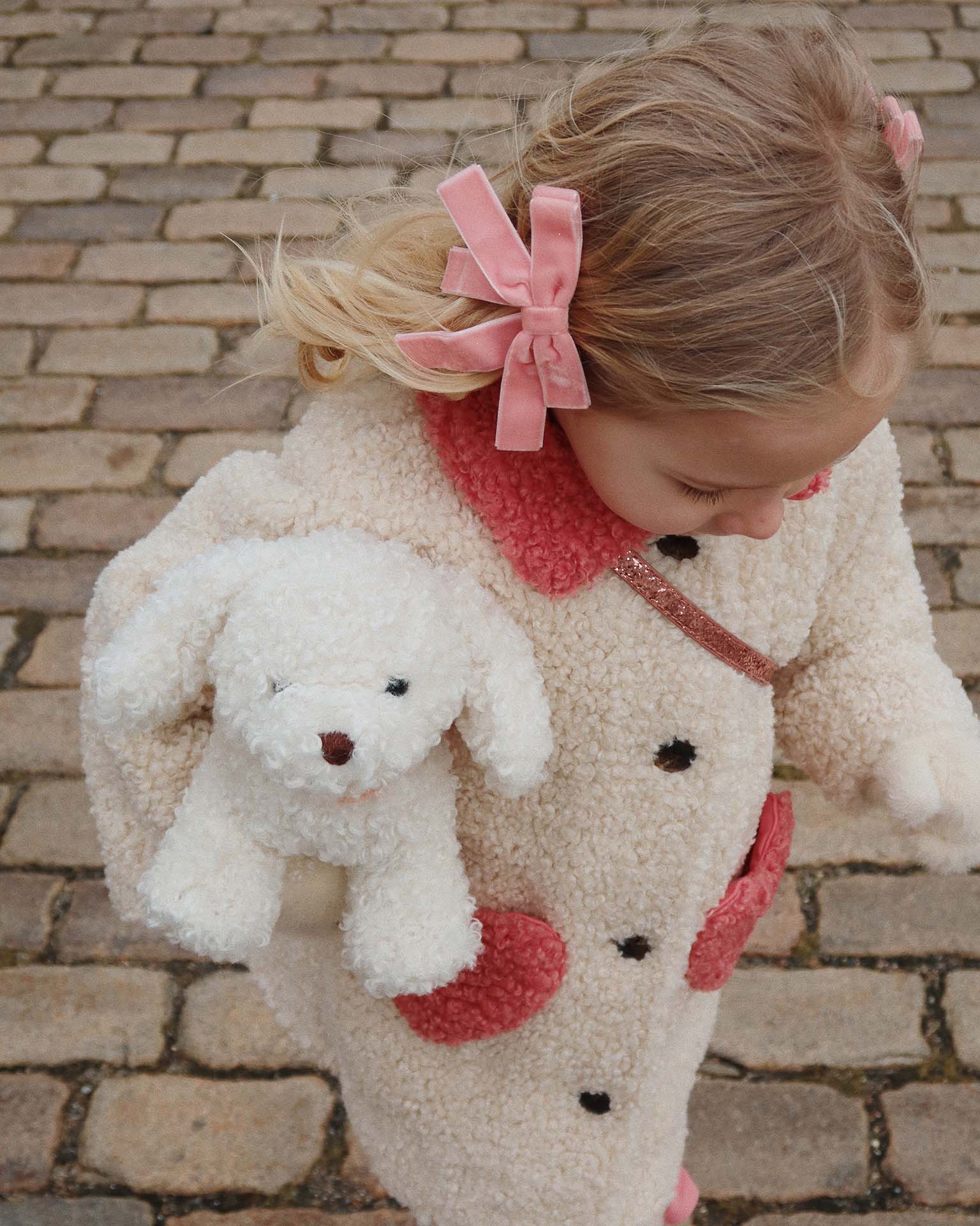 konges sløjd calin coat in antique white at Little