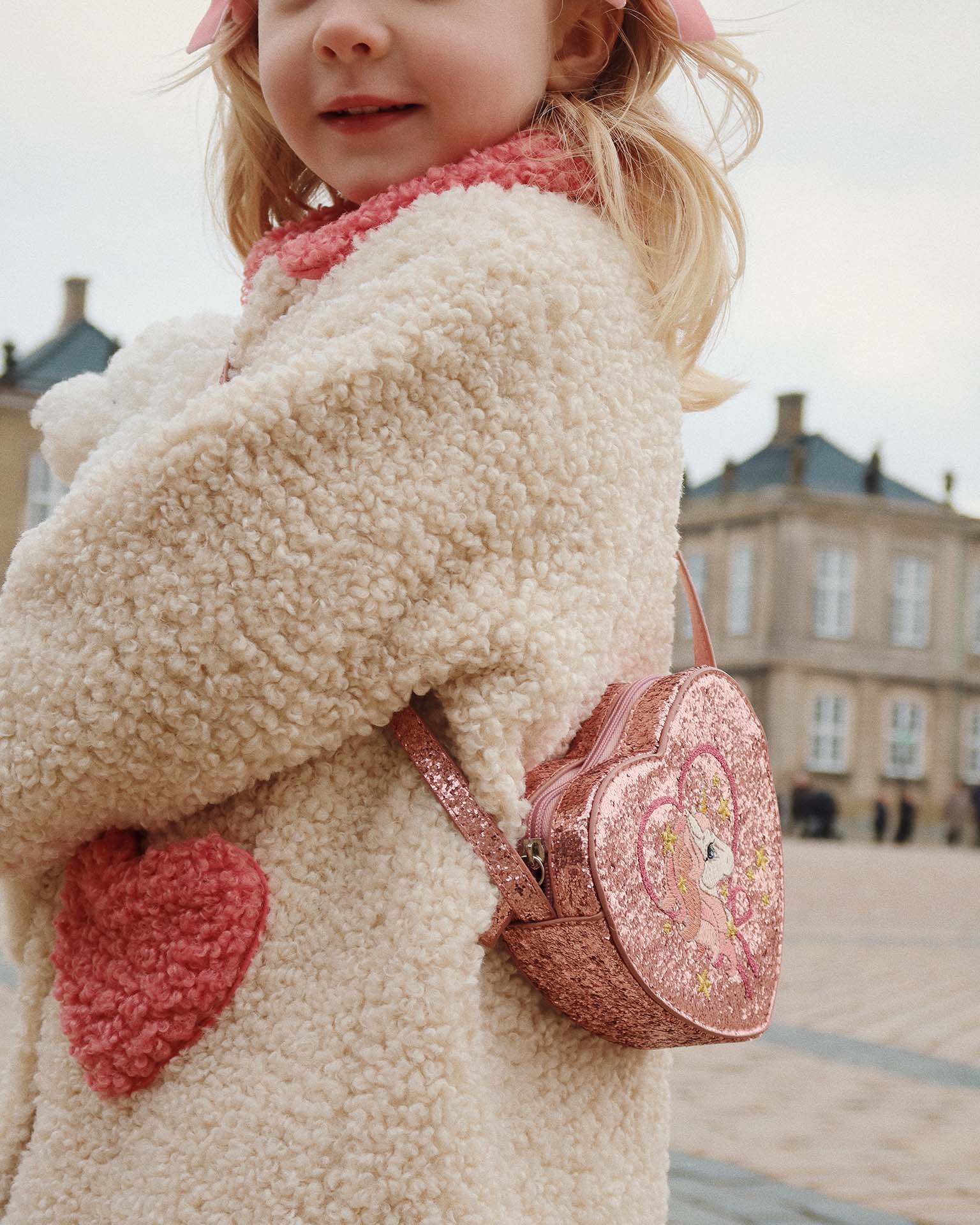 konges sløjd calin coat in antique white at Little