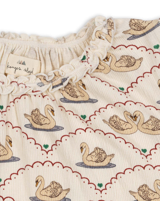 Little konges sløjd KIDS chleo blouse in swan