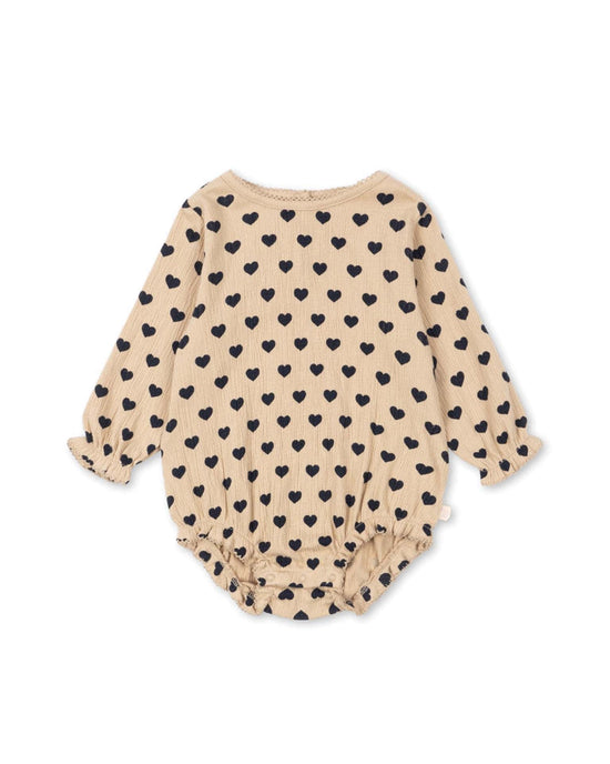 Little konges sløjd kids chleo romper in coeur eclipse