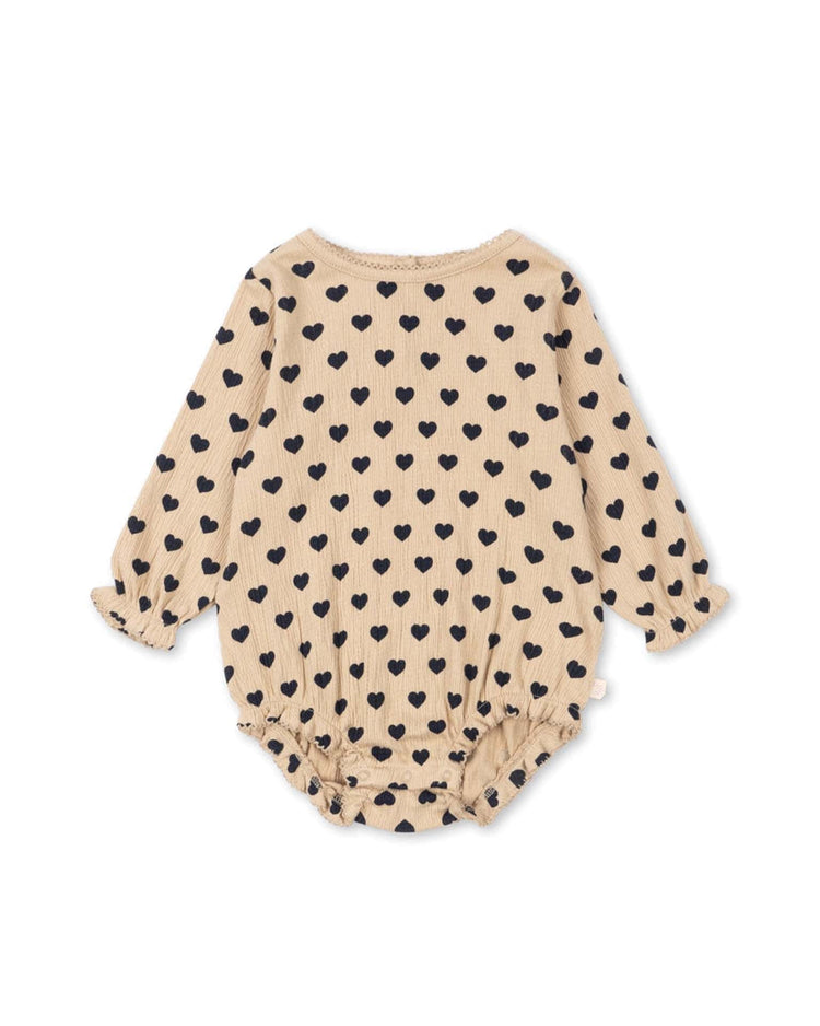 Little konges sløjd kids chleo romper in coeur eclipse