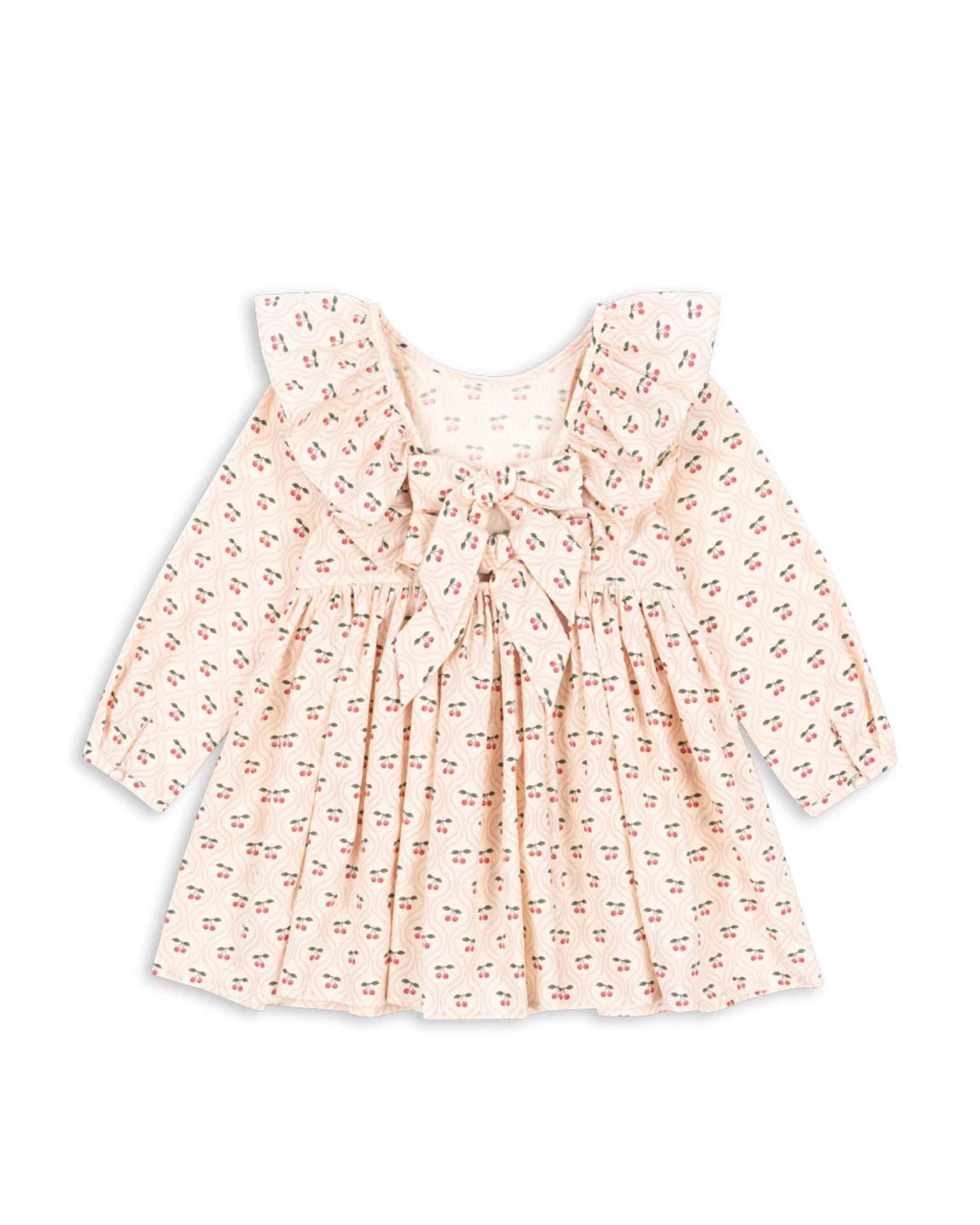 konges slojd pink dress Konges Sljd Mellow Rose Miffa Frill Dress Gots