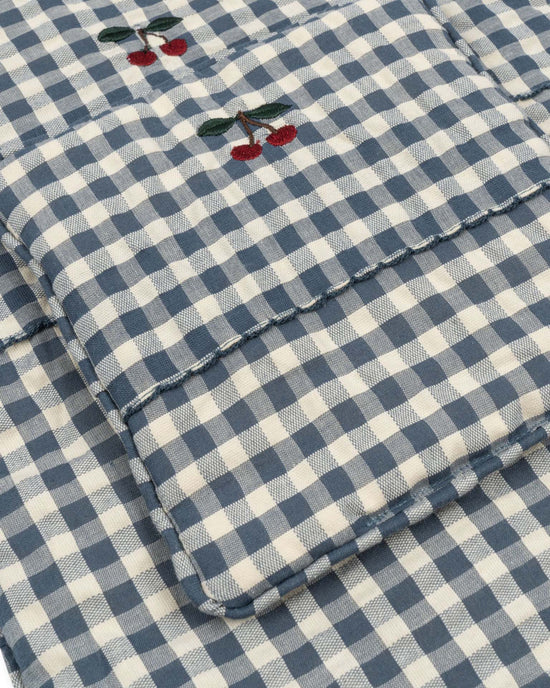 Little konges sløjd play doll bedding in blue check