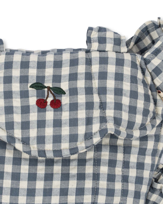 Little konges sløjd play doll carrier in blue check