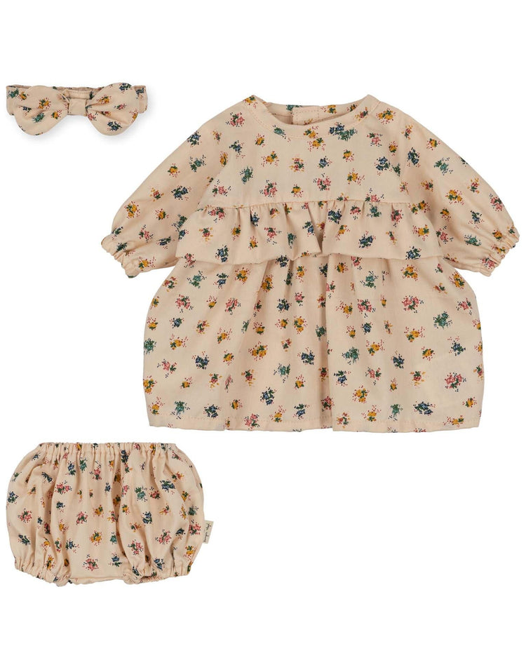 Little konges sløjd play doll clothes set in bloomie