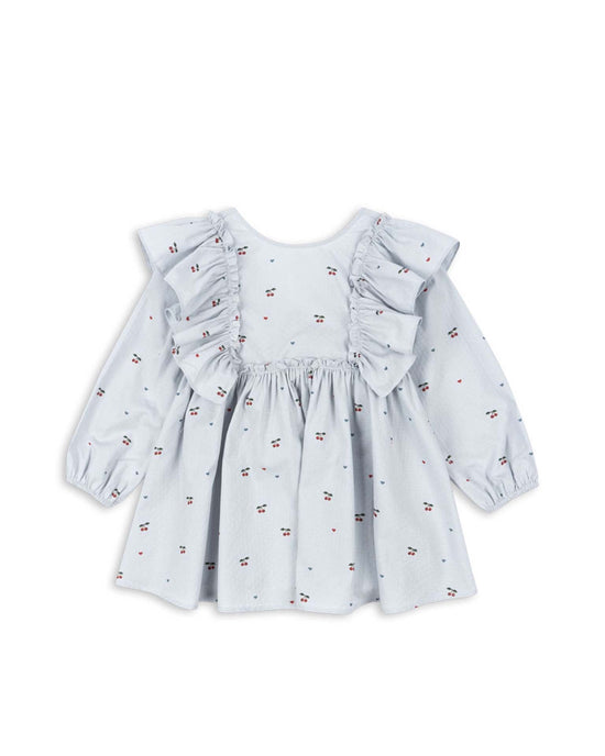 Little konges sløjd kids evia long sleeve bow dress