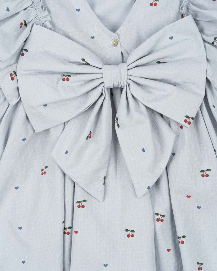 Little konges sløjd kids evia long sleeve bow dress
