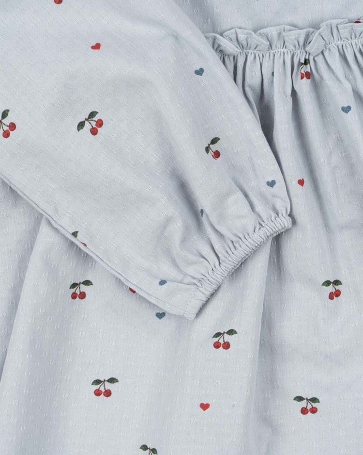Little konges sløjd kids evia long sleeve bow dress