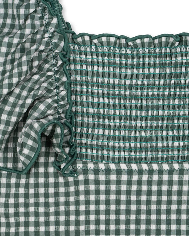 Little konges sløjd kids fresia swimsuit in smoke pine