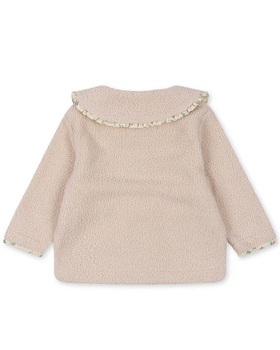 Little konges sløjd kids grizz collar jacket in brazilian sand