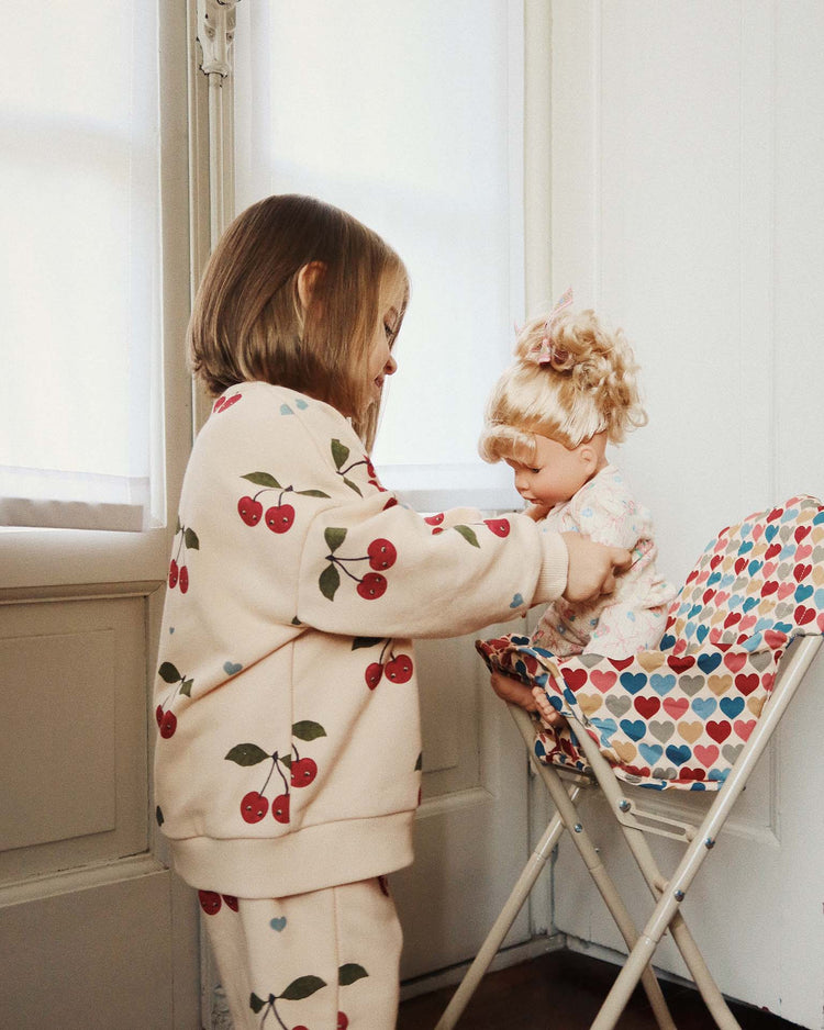 Little konges sløjd kids lou sweatpants in cherry bestie