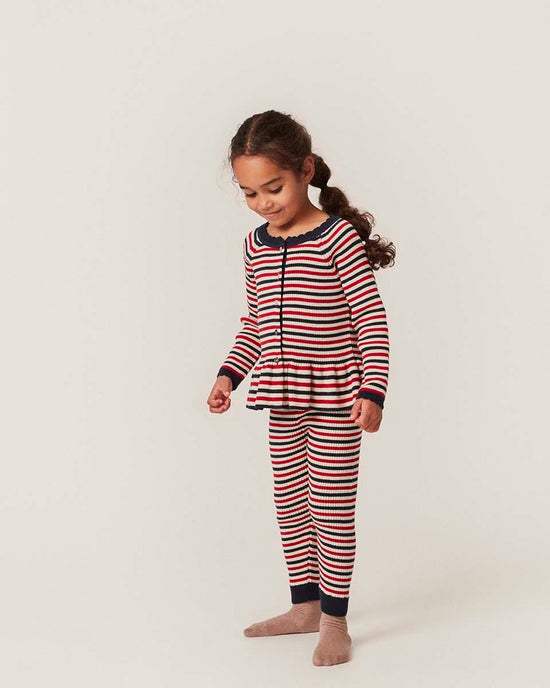 Little konges sløjd kids meo organic knit pants