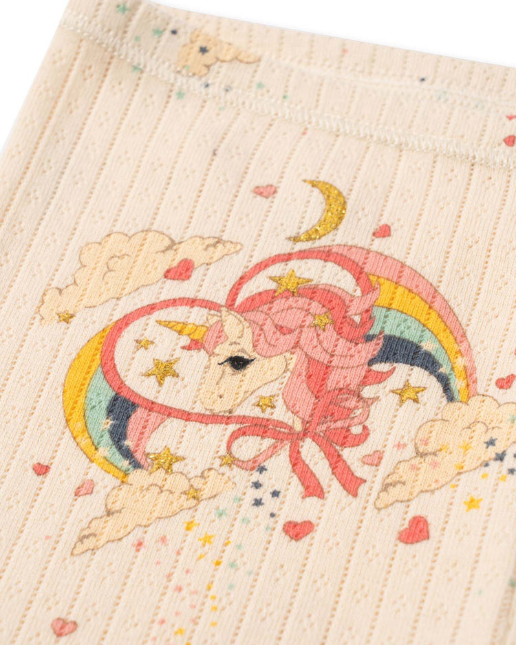 Little konges sløjd kids minnie glitter pants in unicorn