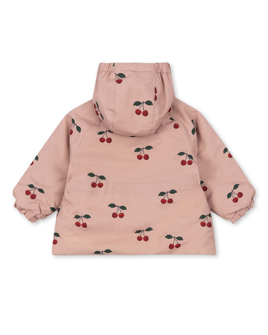 Little konges sløjd kids mismou frill jacket in ma grande cerise blush