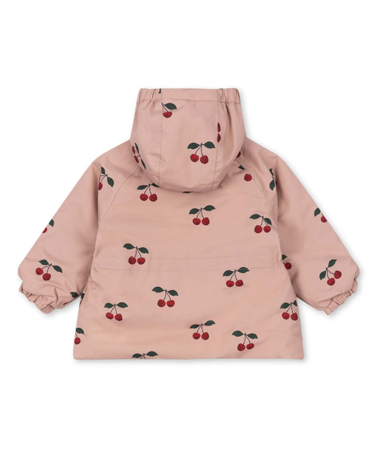 Little konges sløjd kids mismou frill jacket in ma grande cerise blush