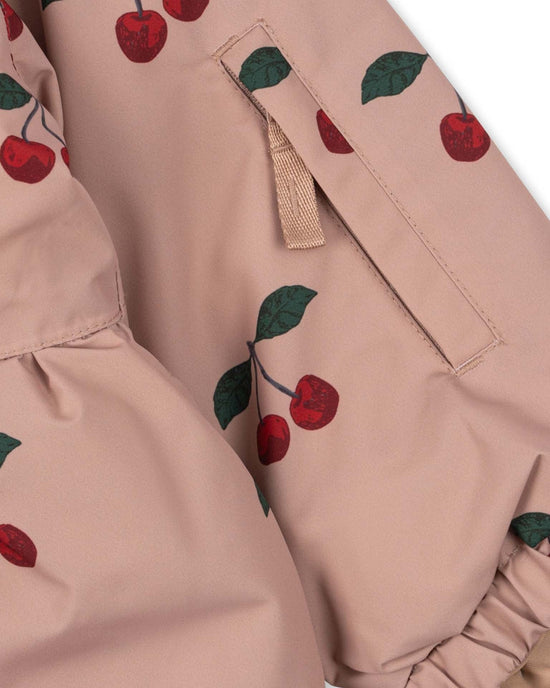 Little konges sløjd kids mismou frill jacket in ma grande cerise blush