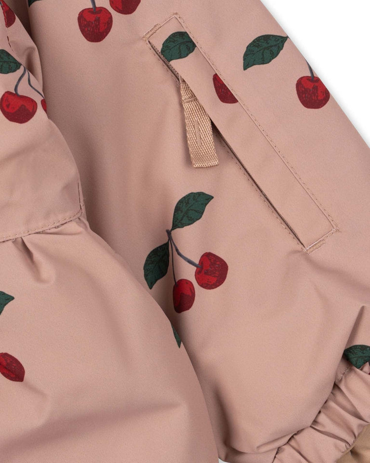 Little konges sløjd kids mismou frill jacket in ma grande cerise blush