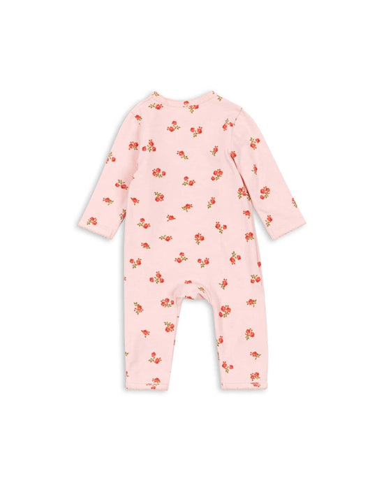 Little konges sløjd baby organic newborn onesie in rosa pink