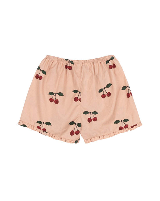 Little konges sløjd kids verbena shorts in ma grande cerise blush