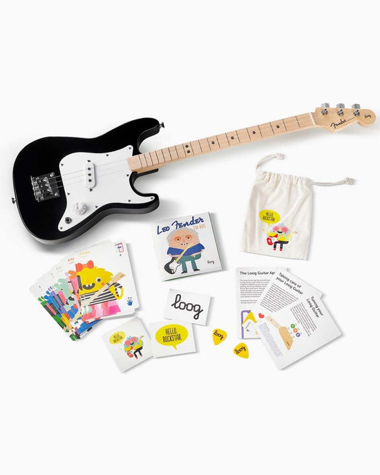 Little loog guitars play fender X loog stratocaster electric guitar