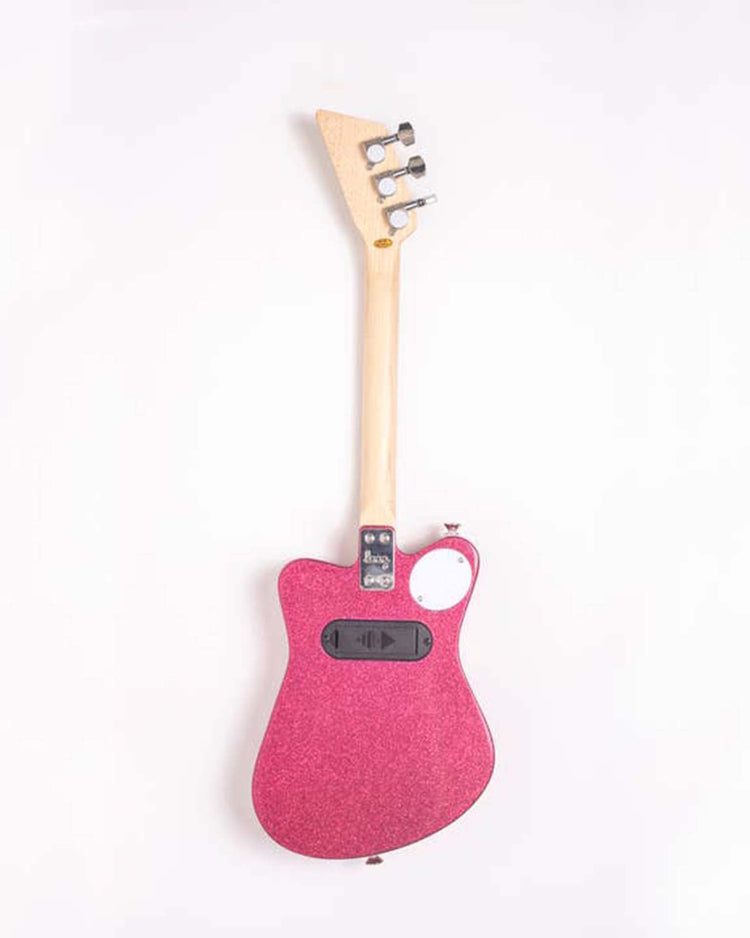 Little loog guitars play loog mini electric in pink sparkle