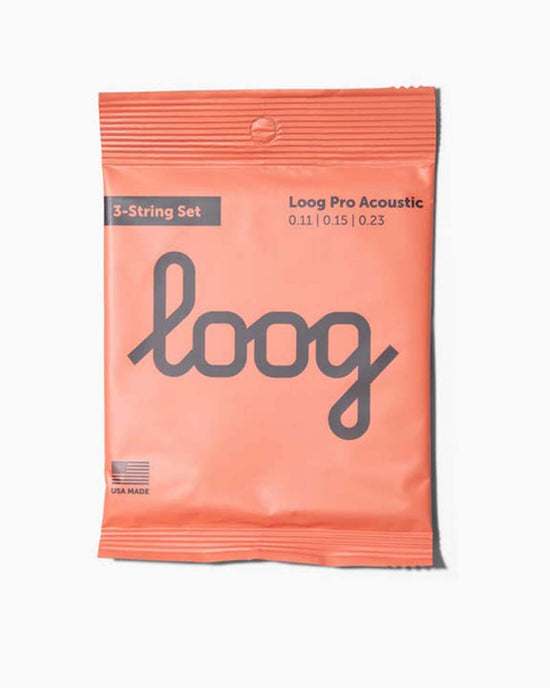 Little loog guitars play loog pro acoustic guitar strings