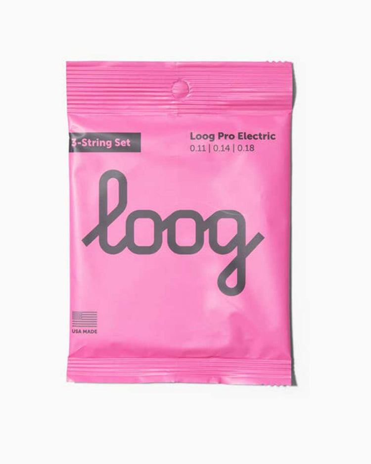 Little loog guitars play loog pro electric guitar strings