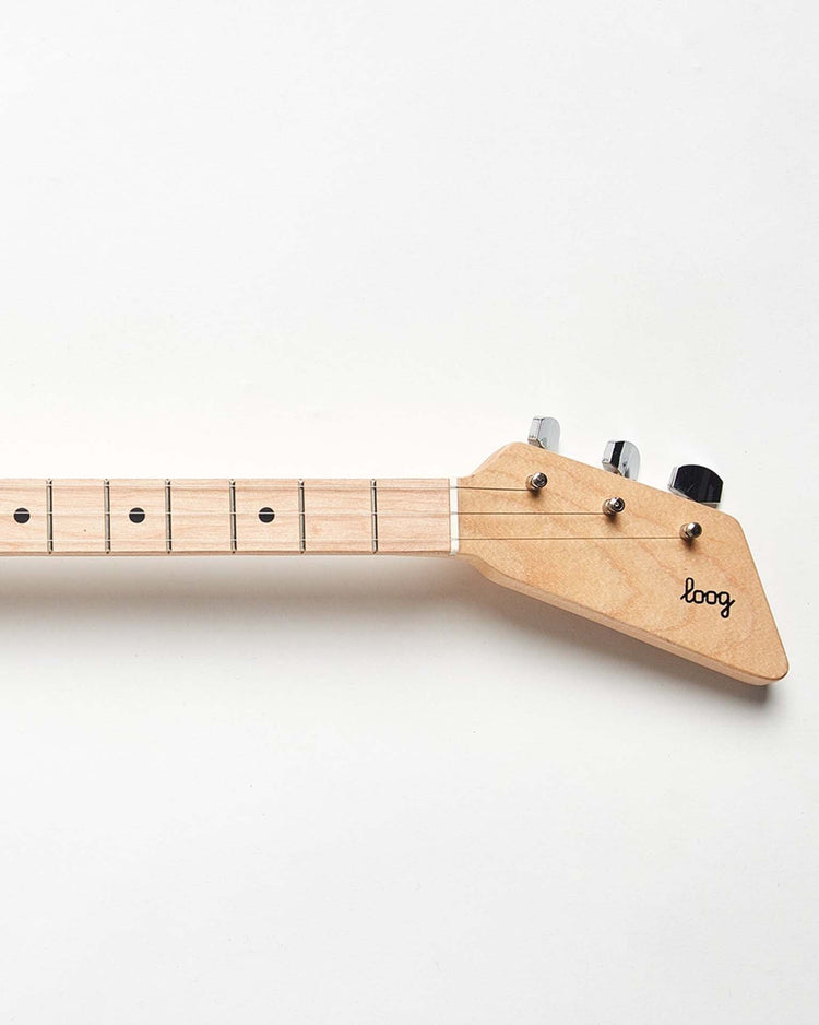 Little loog guitars play loog pro electric in magenta sparkle