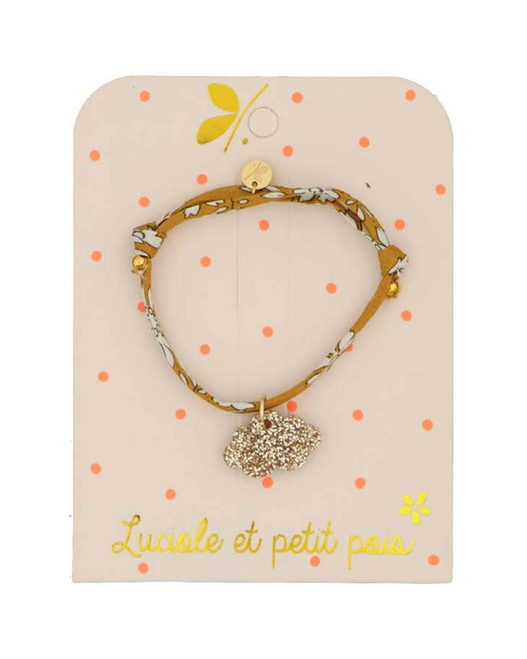 Little luciole et petit pois accessories liberty bracelet in gold cloud