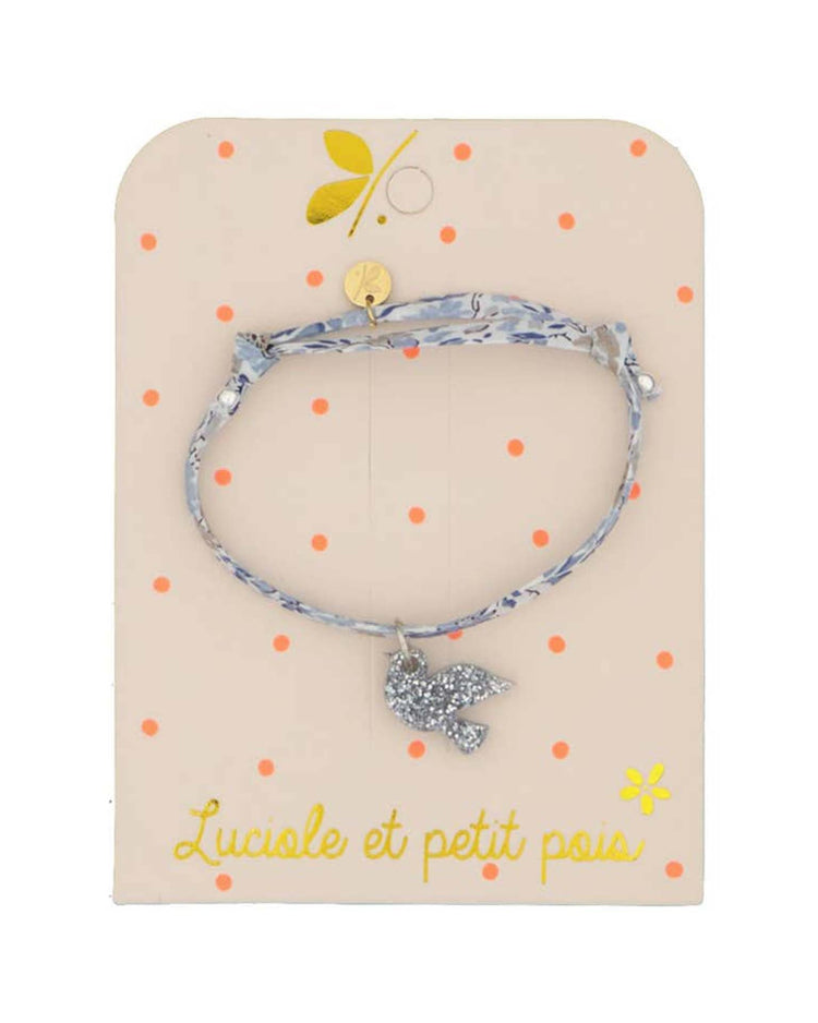 Little luciole et petit pois accessories liberty bracelet in silver dove