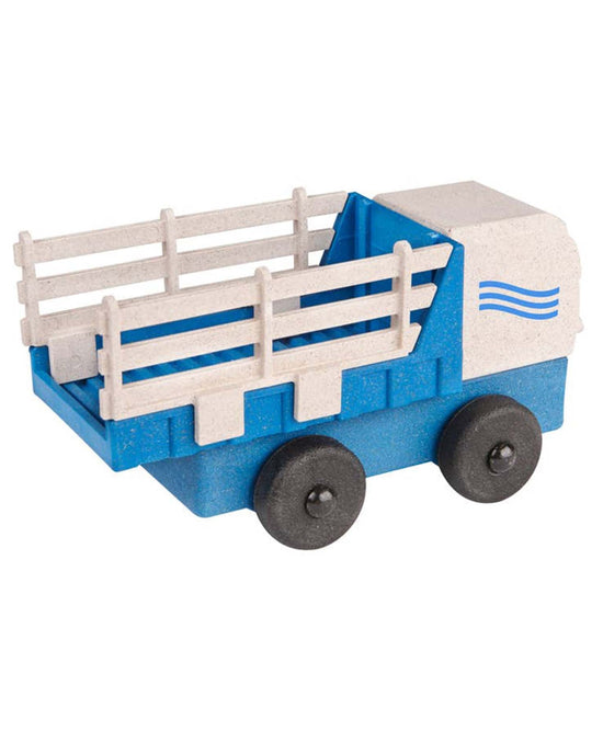 Little luke's toy factory play blue stake truck