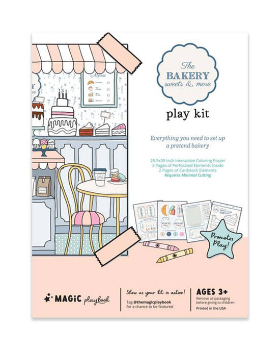 Little magic playbook Paper + Party bakery play kit