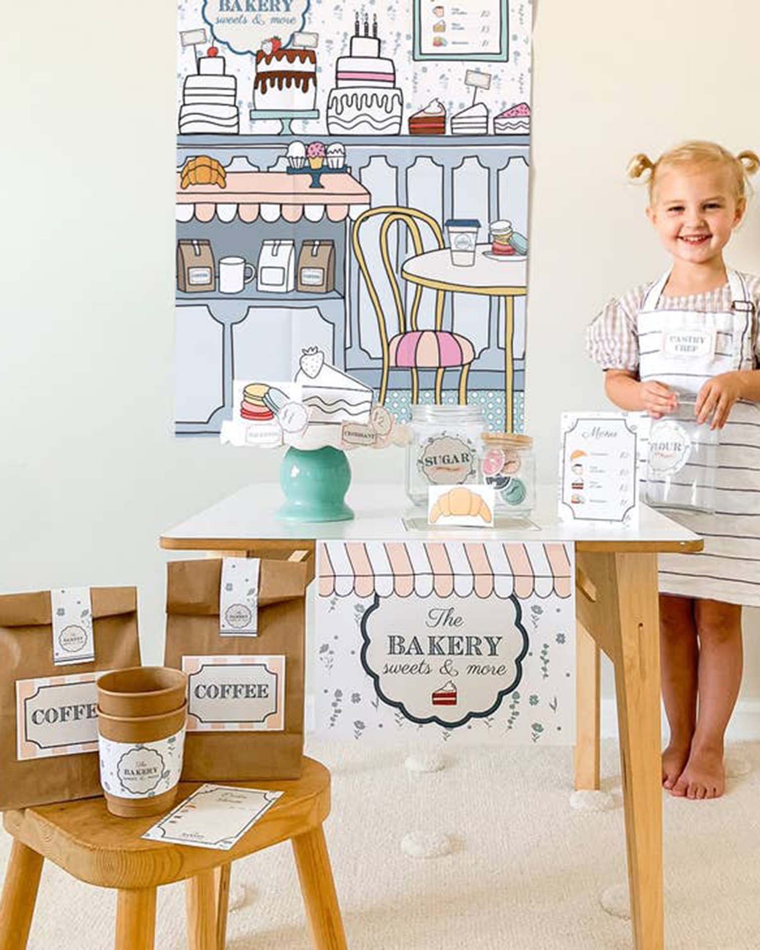 Little magic playbook Paper + Party bakery play kit