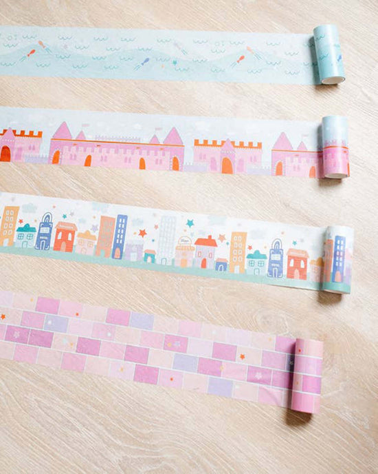 Little magic playbook Paper + Party pink brick scene tape