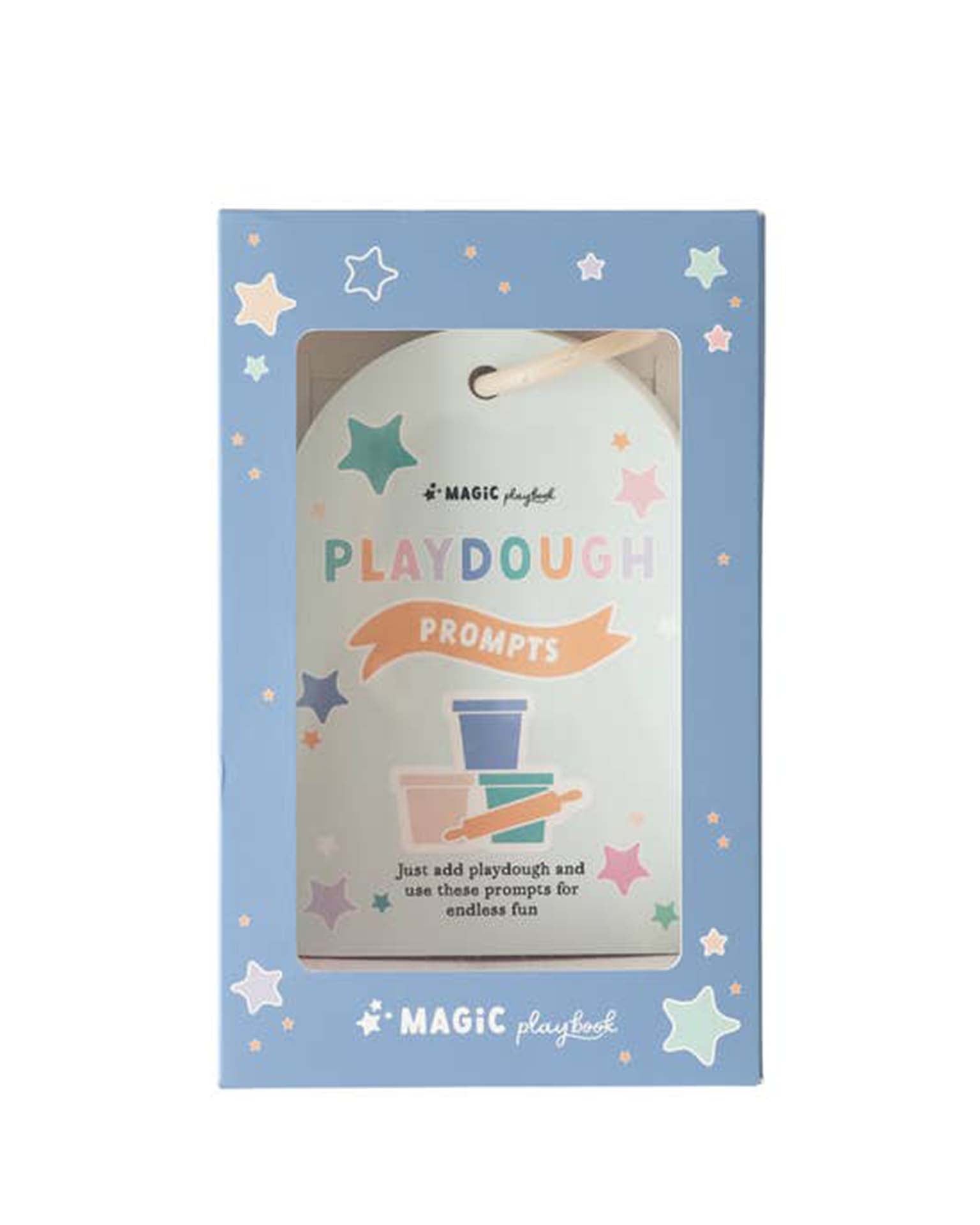 Little magic playbook Paper + Party playdough prompt cards