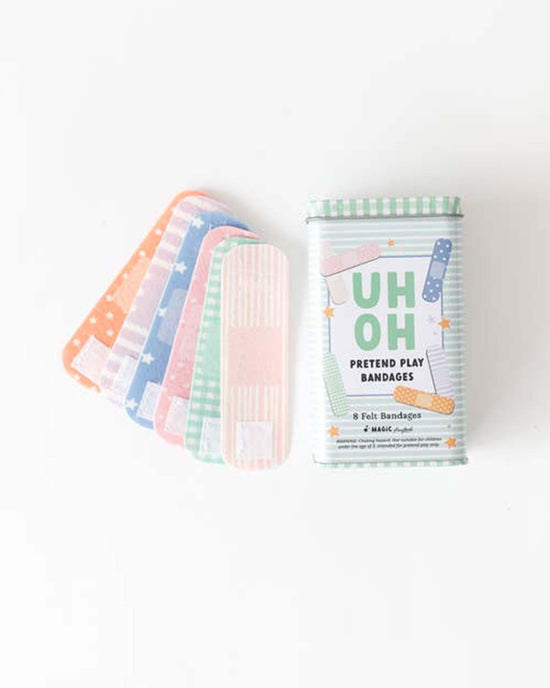 Little magic playbook Paper + Party pretend play bandages + bandaid tin
