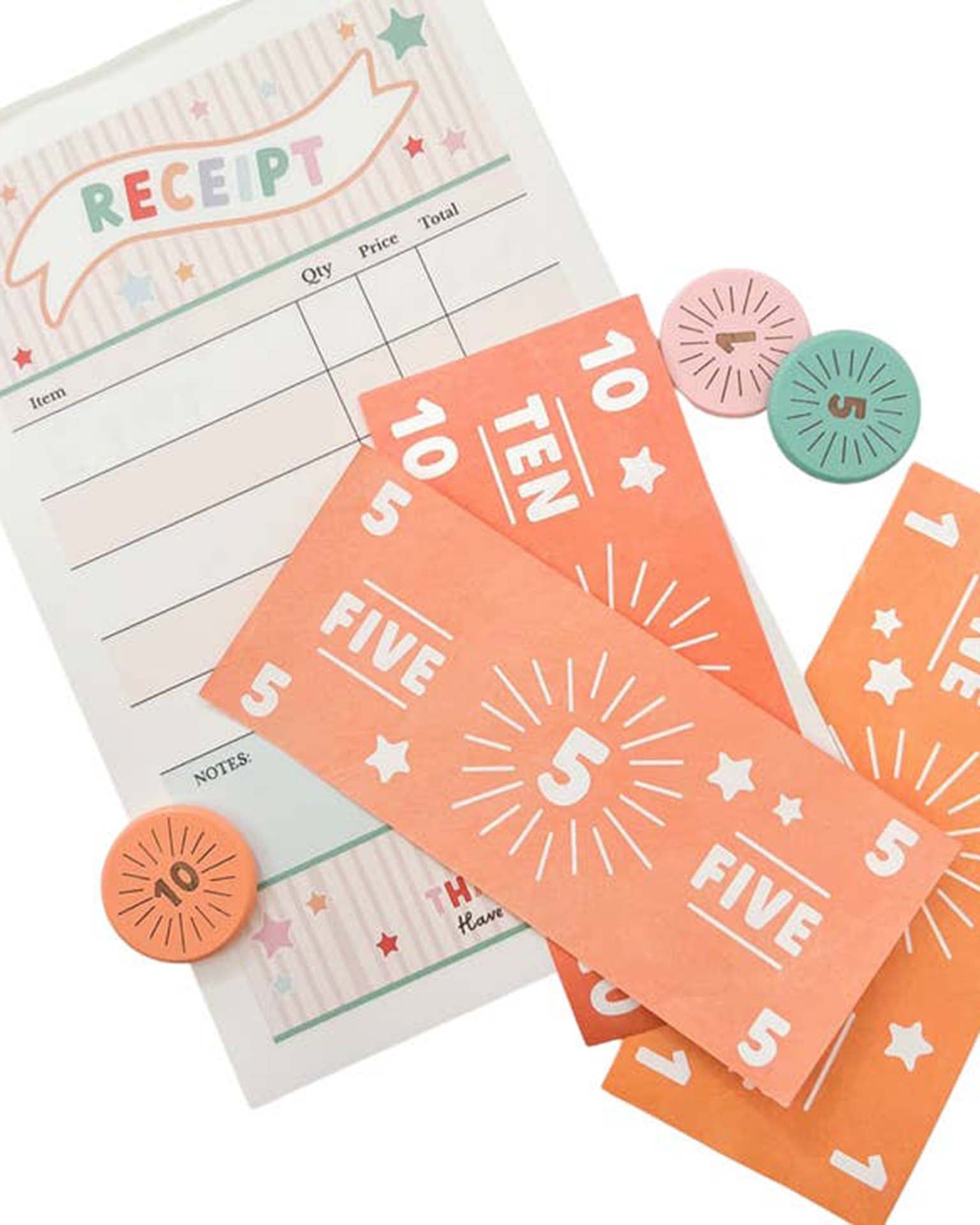 Little magic playbook Paper + Party pretend play receipt pad