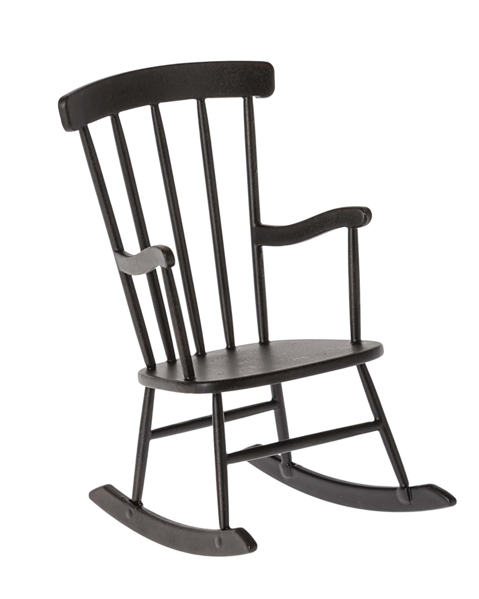 Smallest Rocking Chair maileg mini rocking chair in anthracite play at Little