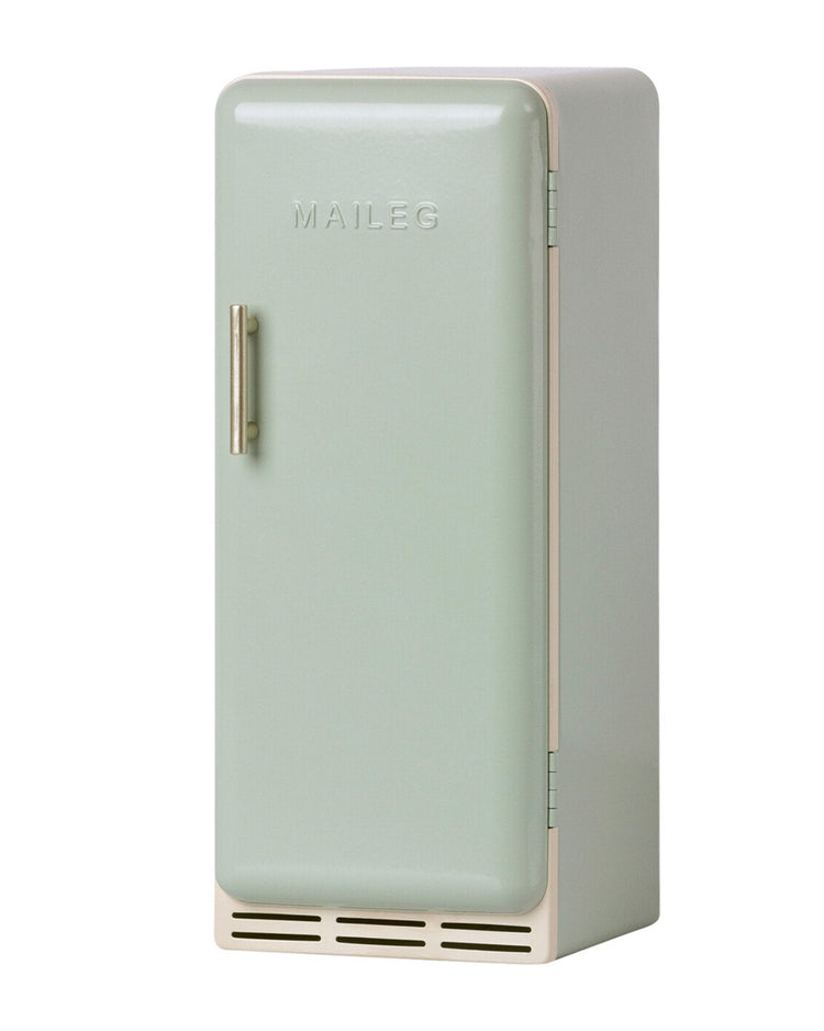 Little maileg play miniature fridge in mint