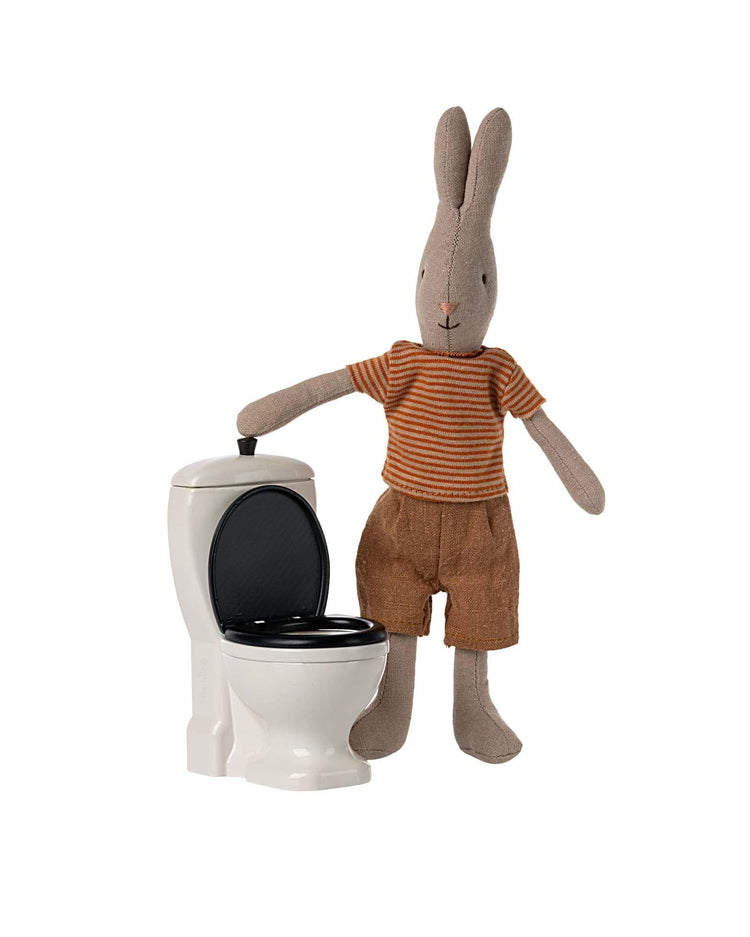 Little maileg play miniature toilet