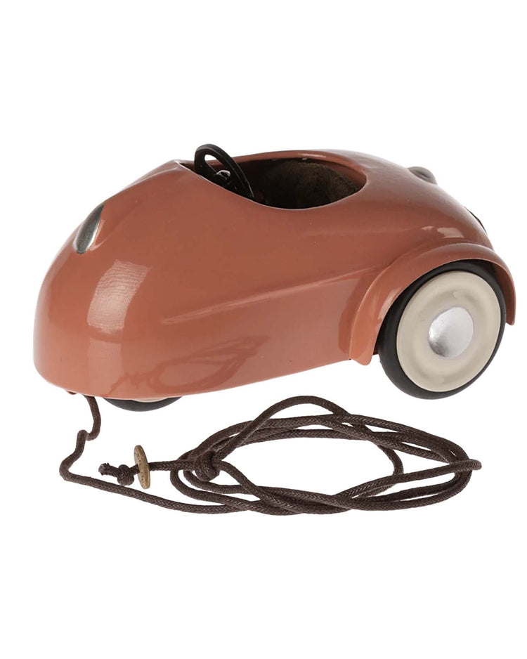 Little maileg play mouse car in coral